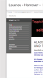 Mobile Screenshot of aladin-reinigung.de
